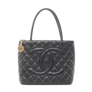 Chanel Reissue Tote Bag Caviar Leather Grained Calfskin Black